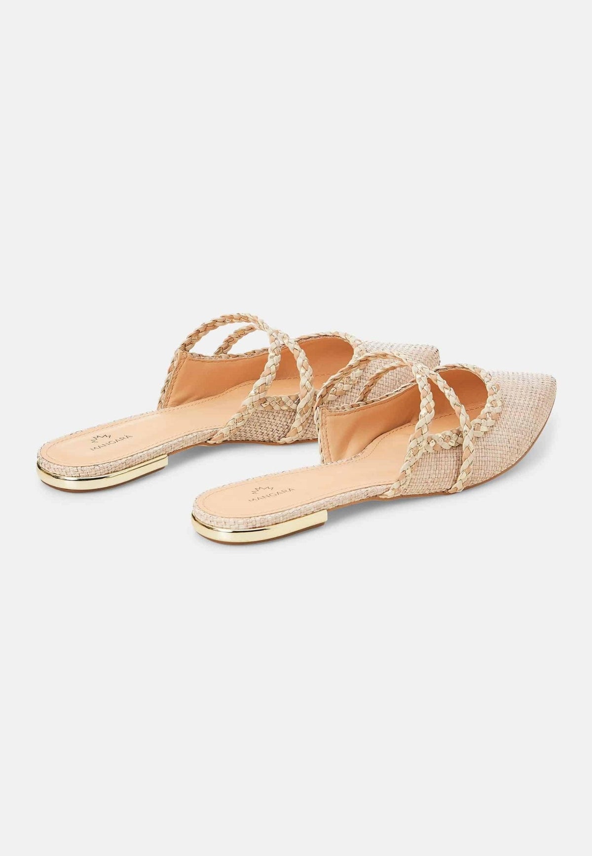 Mules Amburana pour Femmes Beige Mangará - Durables et Stylées