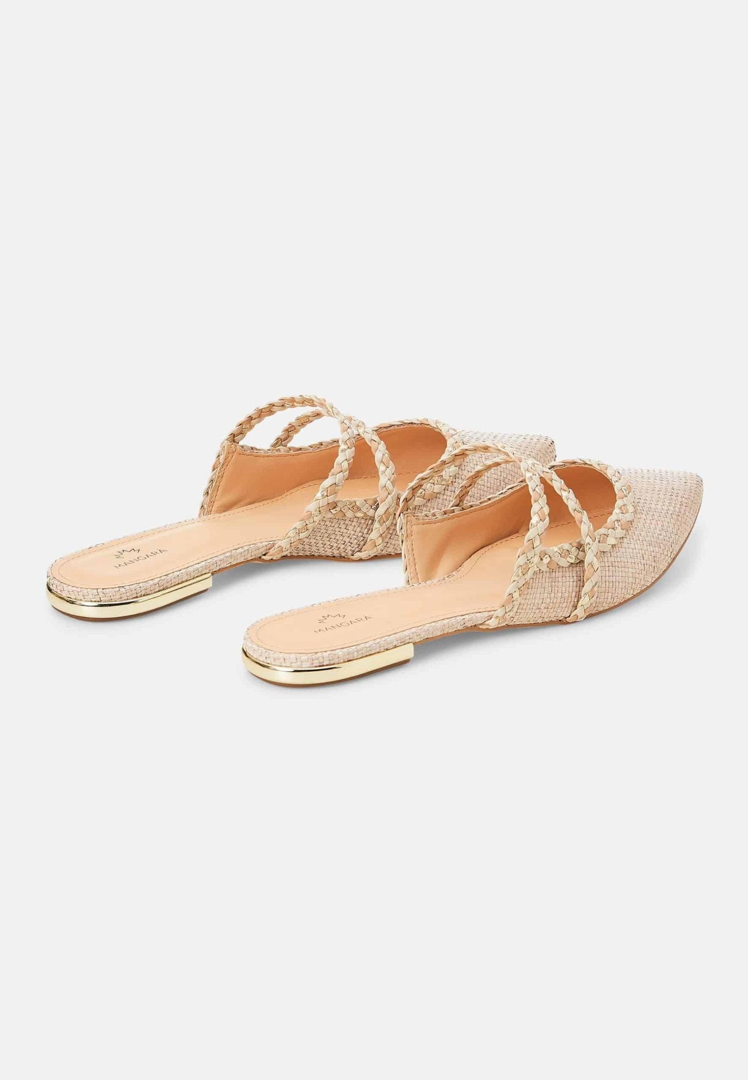 Mules Amburana pour Femmes Beige Mangará - Durables et Stylées