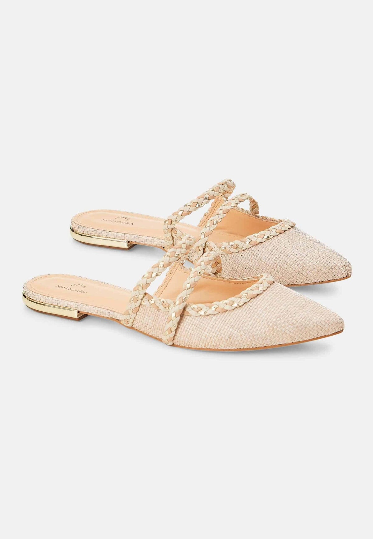 Mules Amburana pour Femmes Beige Mangará - Durables et Stylées