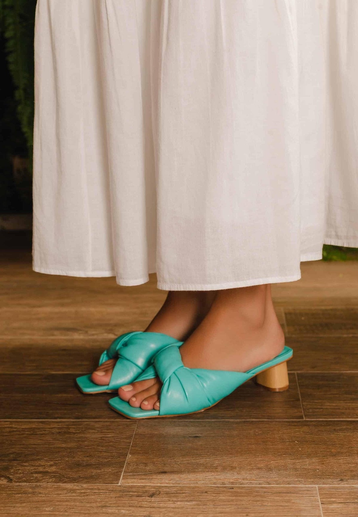 Mules à Talon Bloc Caroba Mangará - Chics et Confortables