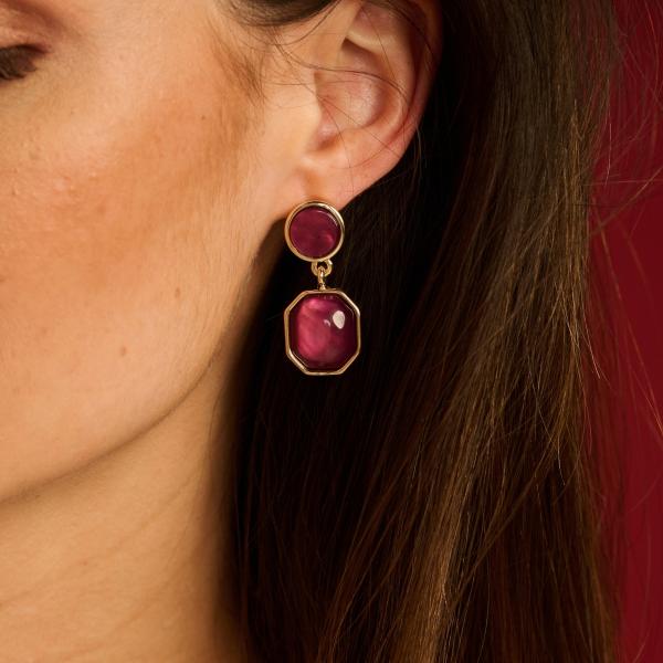 Boucles - Kolli D'Oreilles Aubergine