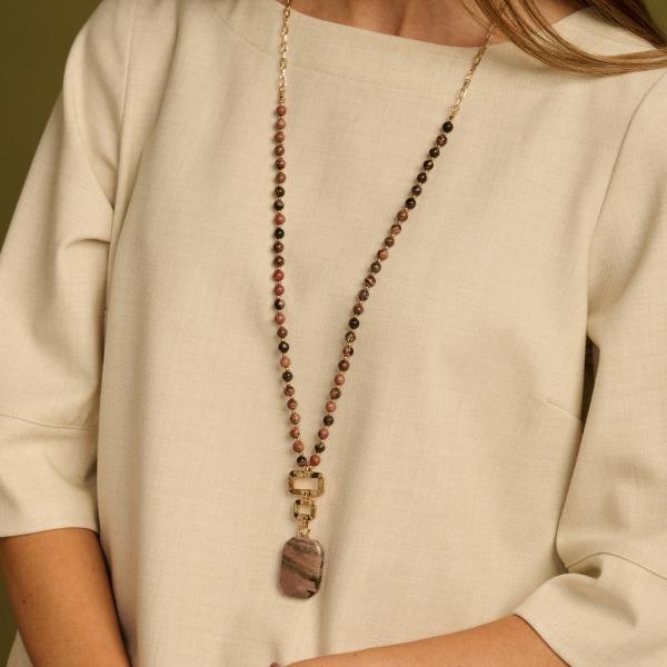 Collier - Oda Vieux Rose