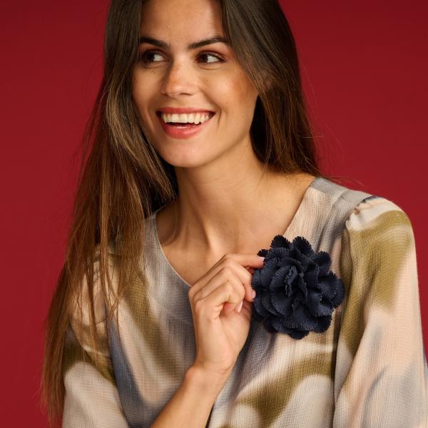 Broche - Mbr18 Bleu Foncée