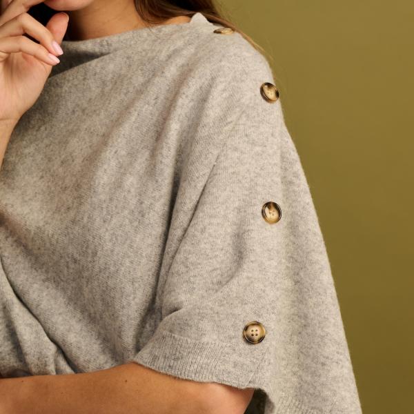 Poncho - Lcponcho2 Gris Clair