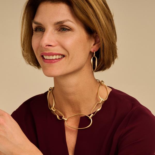 Boucles - Deef D'Oreilles Doré Mat