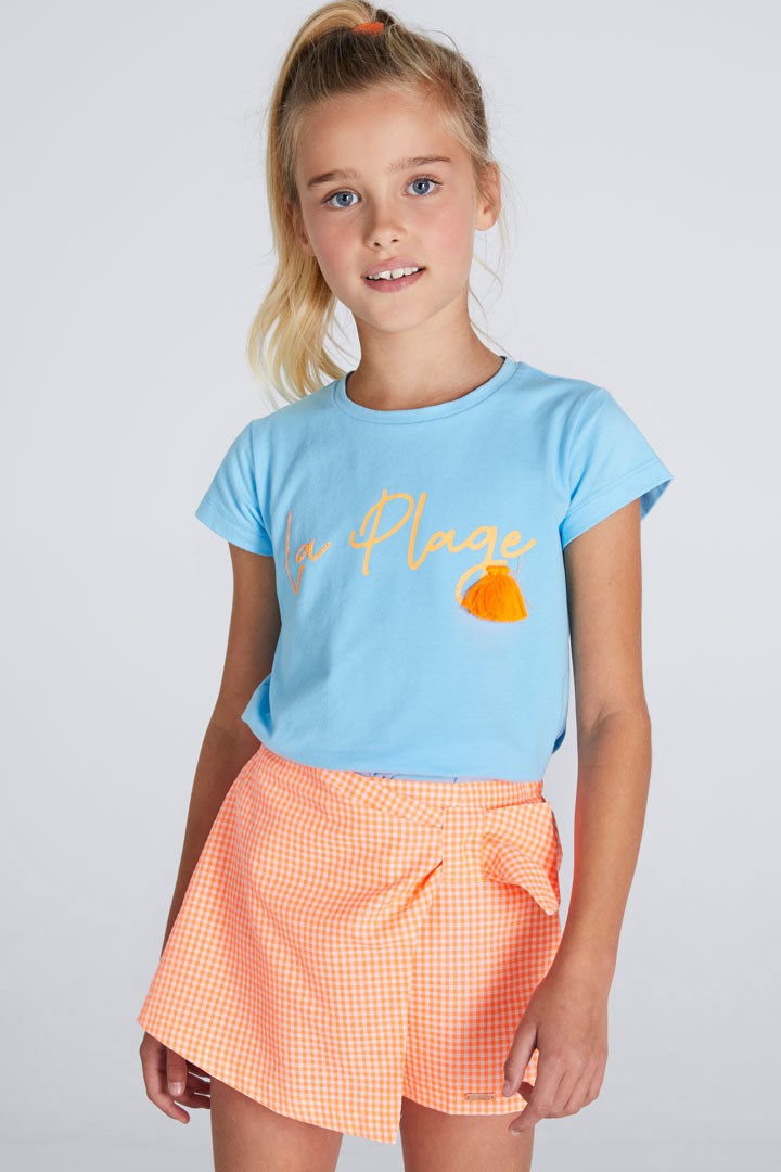 Short Paris - Vichy Orange