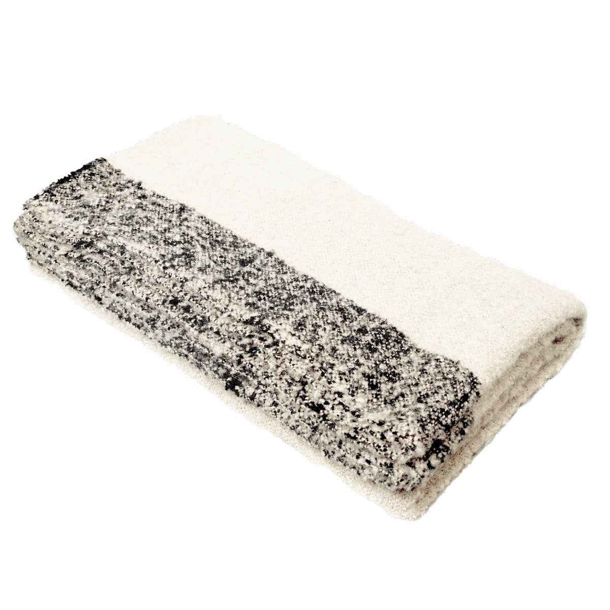 Plaid En Laine Aspen - Ivoire