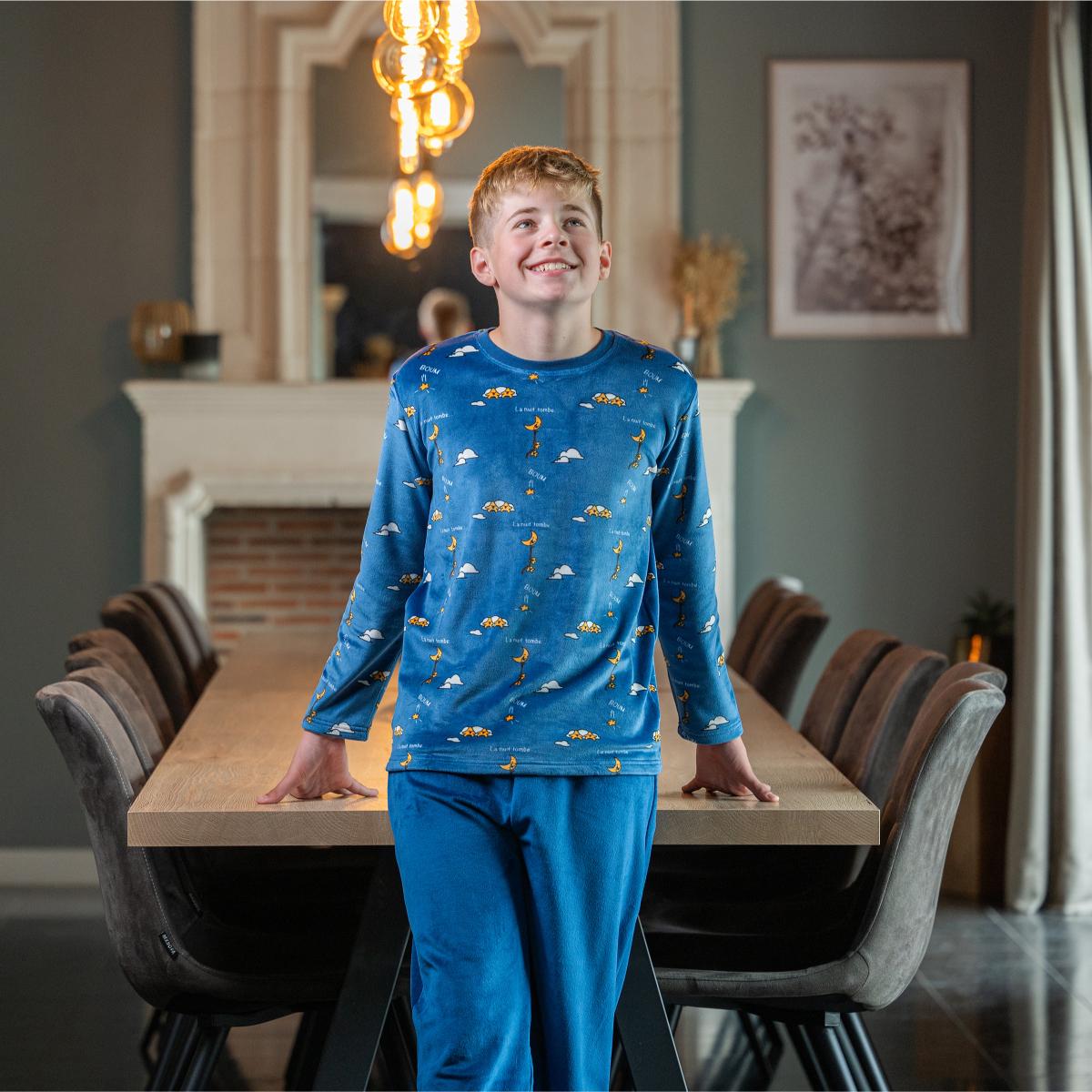 Pyjama polaire - Kid - Bleu Nuit