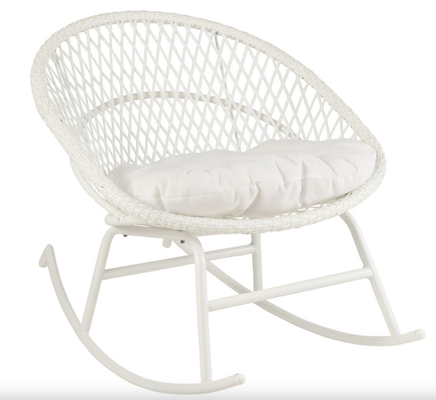 Schommelstoel Zayo Wit