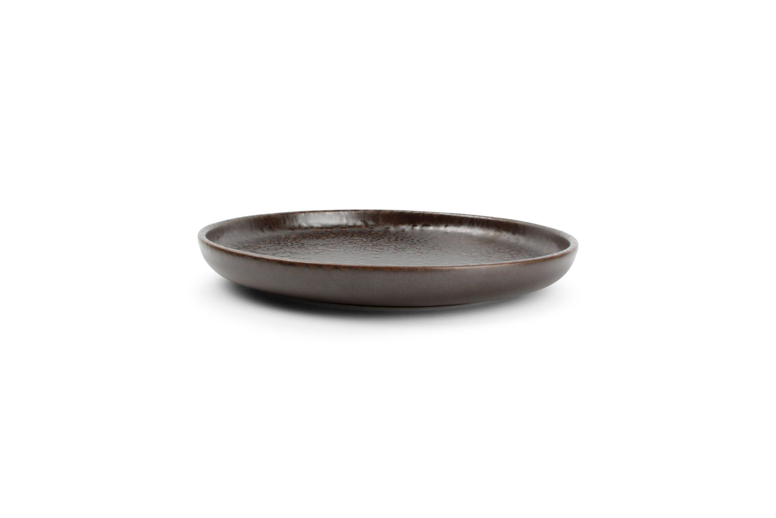 S&P - Assiette plate 22xH3cm chocolate Tabo - 1 SET - 4 pièces