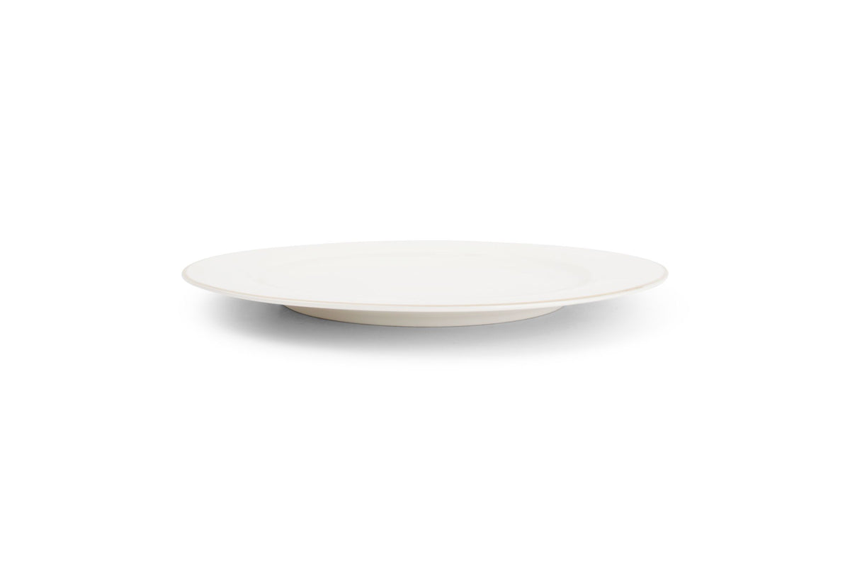 Salt &amp; Pepper Assiette Plate 26,5cm Avec Bord Doré Era - 1 Set - 4 Pièces