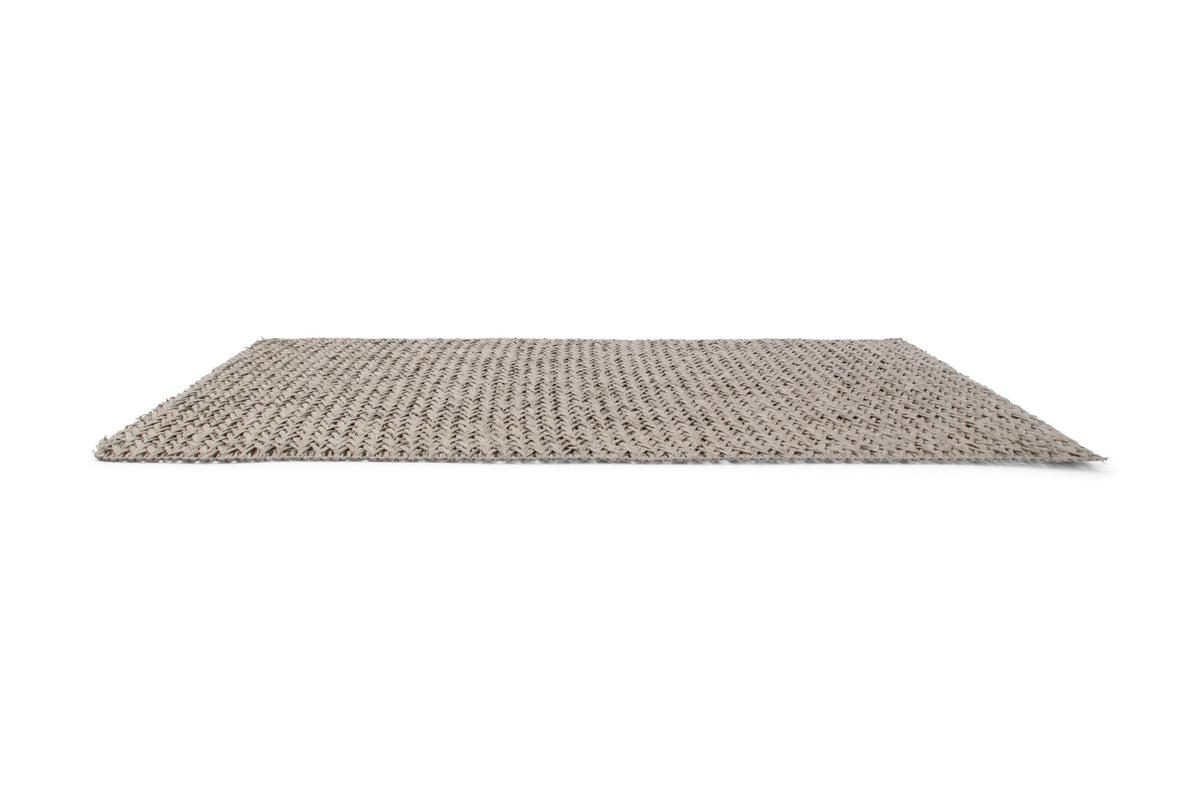 S&amp;P - Set de table 45x30cm tissé gris Tabletop - 1 SET - 4 pièces