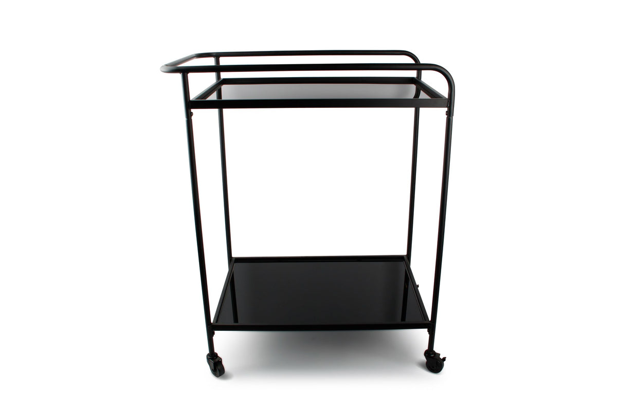 S&amp;P - Chariot de service 66x40xH83,5cm 2couches noir Bar