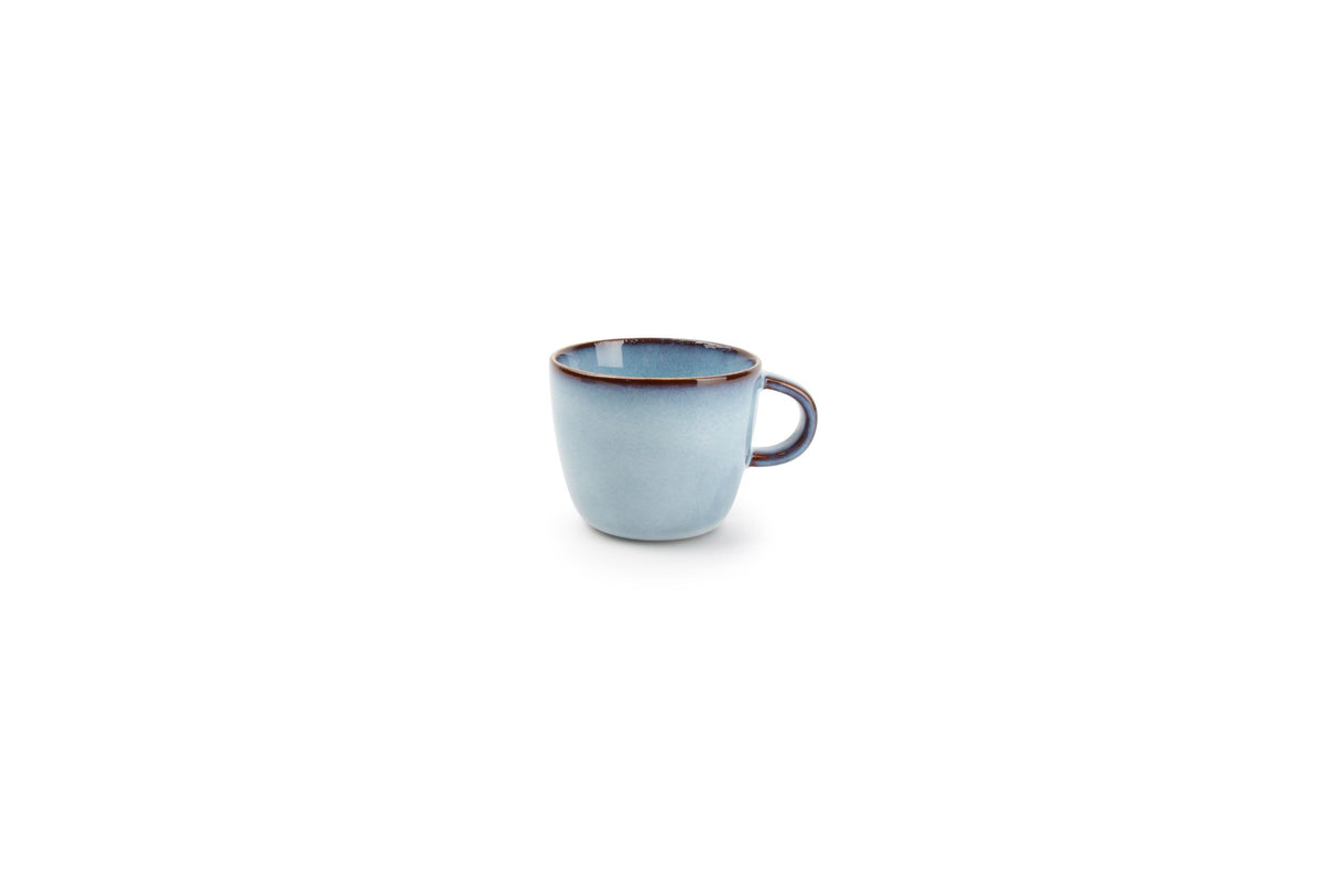 S&amp;P - Tasse à moka 9cl et soucoupe bleu clair Marrakesh - 1 SET - 4 pièces