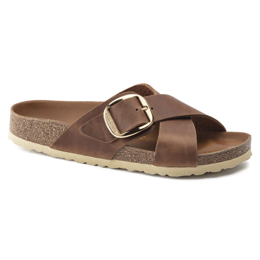 Siena Big Buckle Fl Cognac Hex