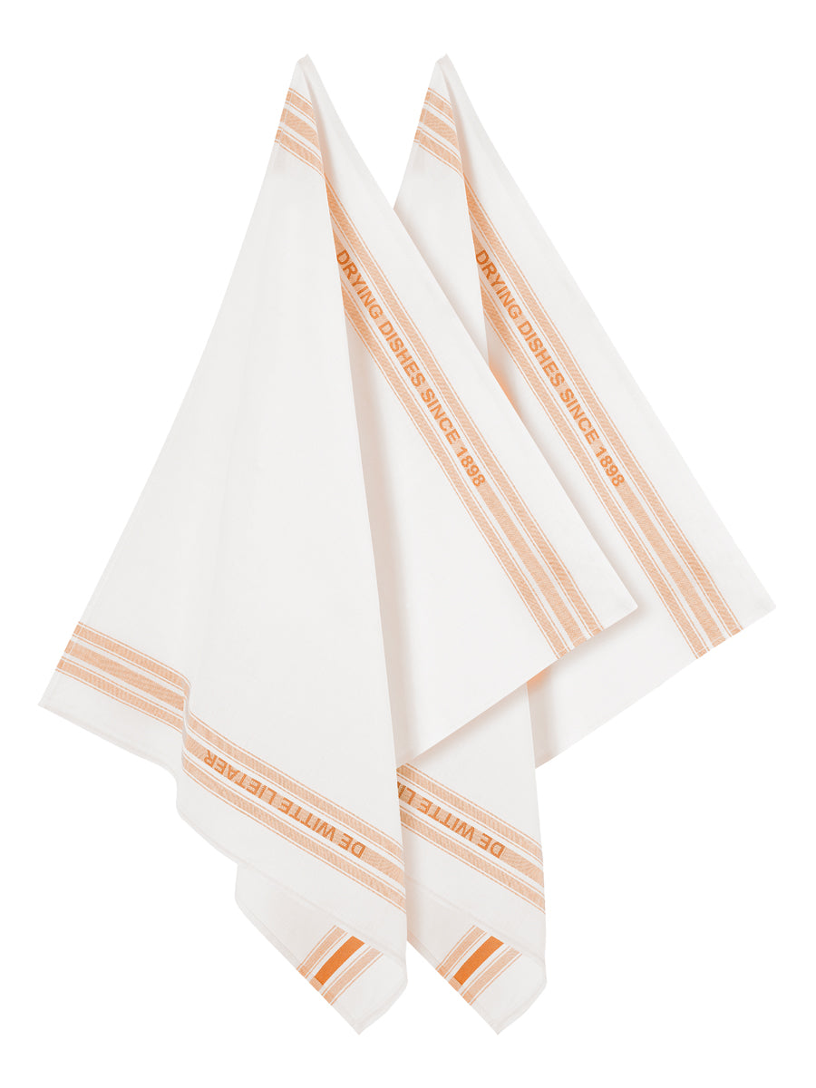Luxury Collection - Dish Off-white-orange
