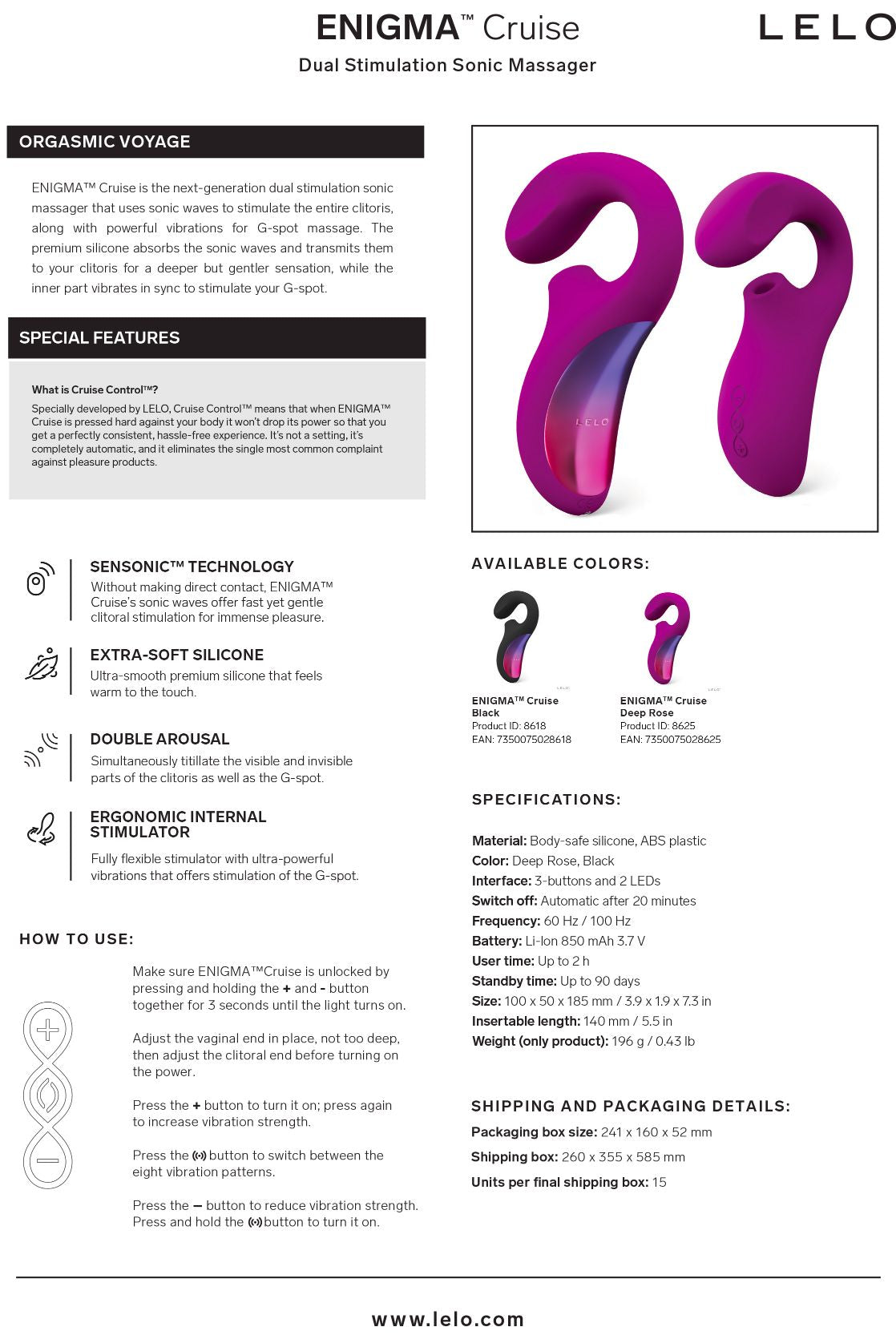 Enigma Cruise Deep Rose