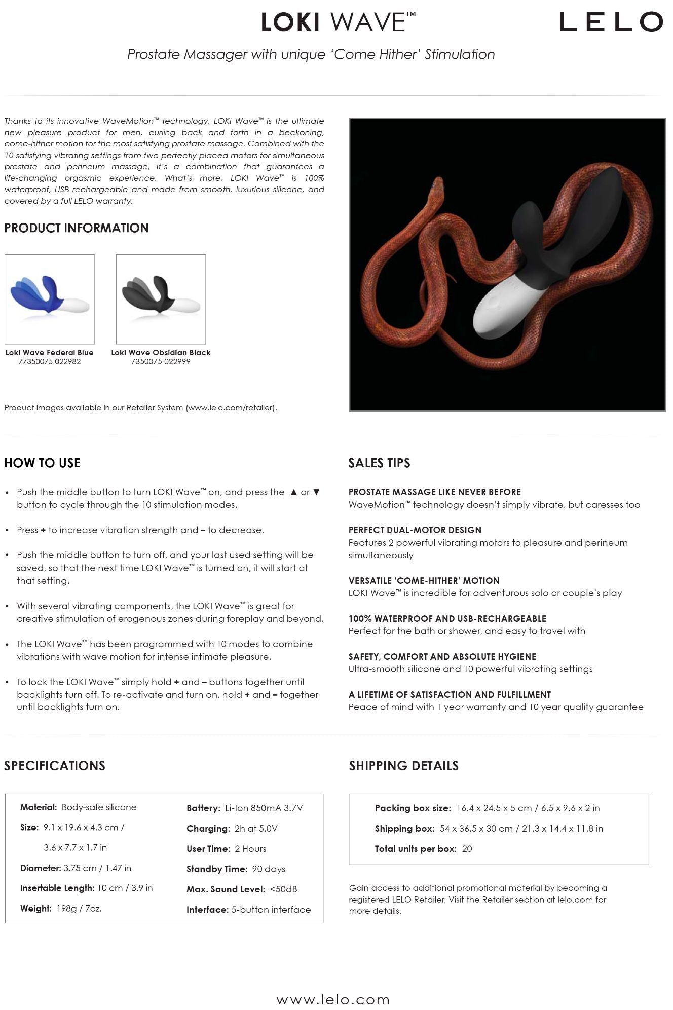 Loki Wave Obsidian Black