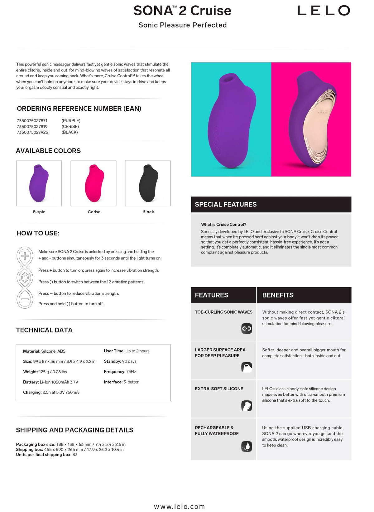 SONA 2 Cruise Purple