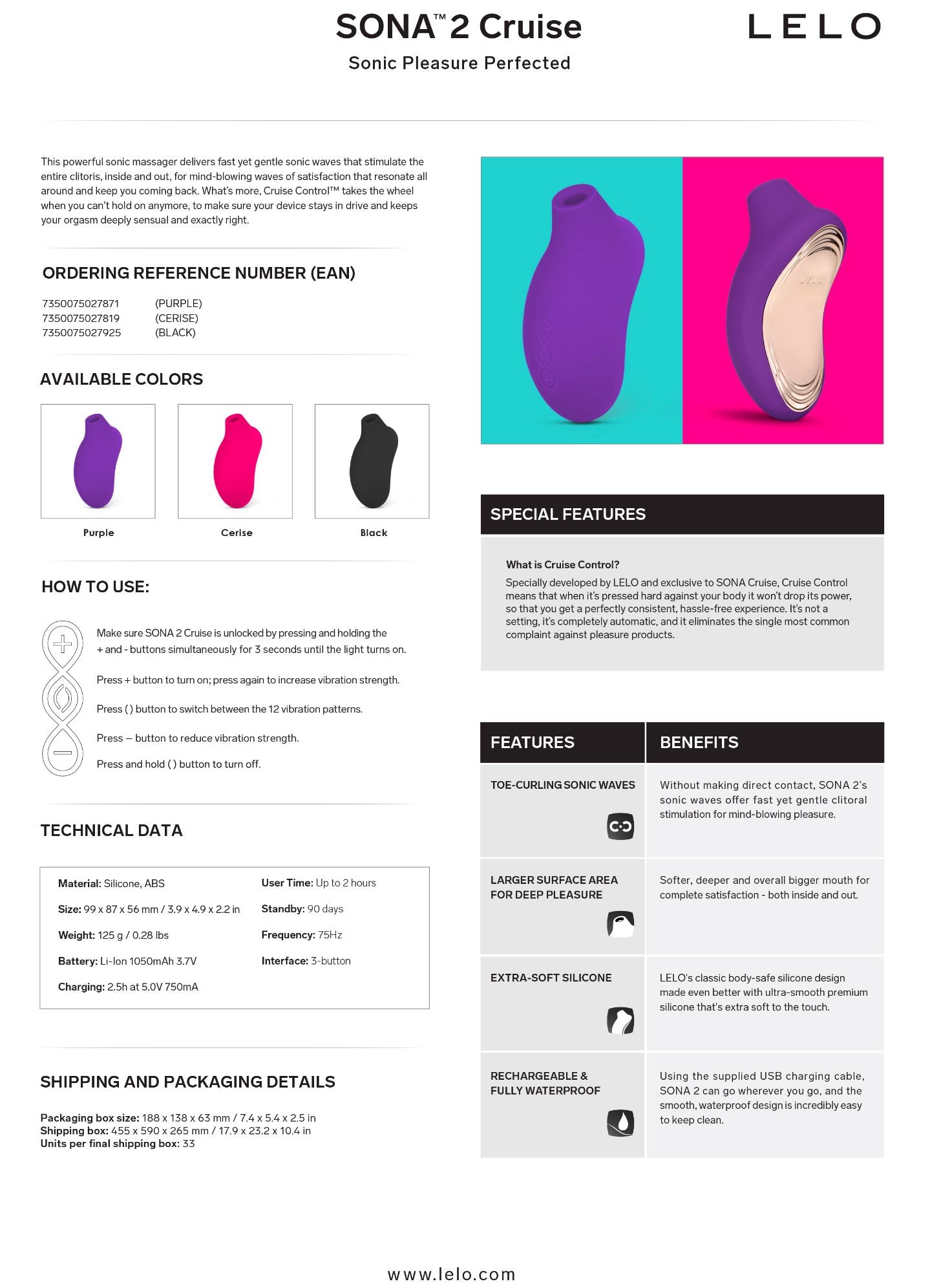 SONA 2 Cruise Purple