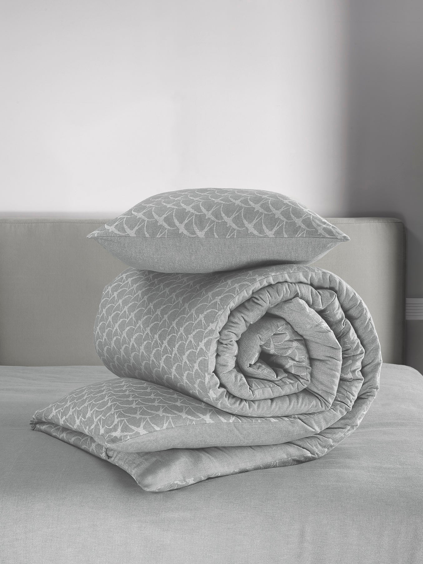 Luxury Collection - Birds Natural Grey