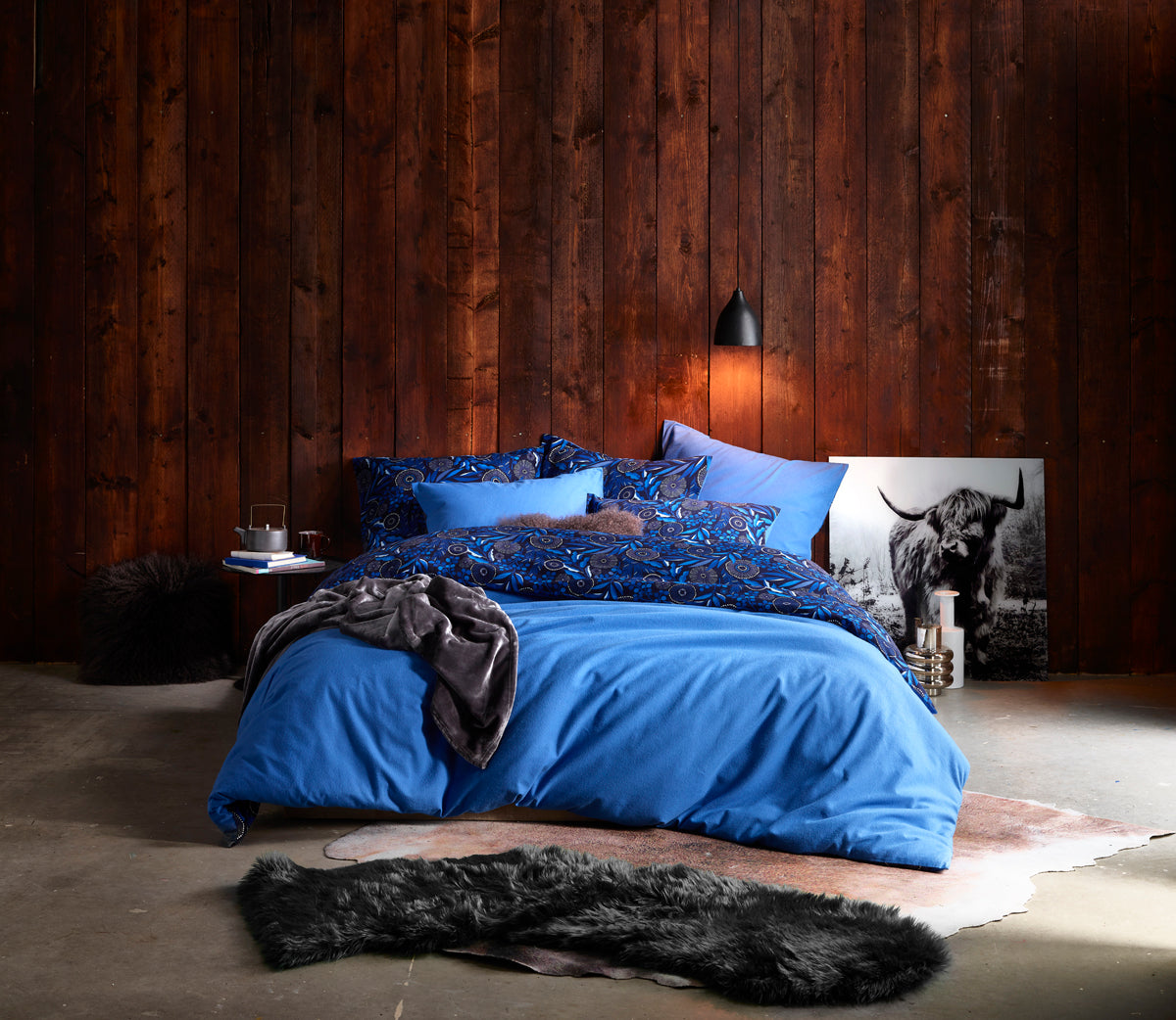 Smart Collection - Moonflower Cobalt Blue